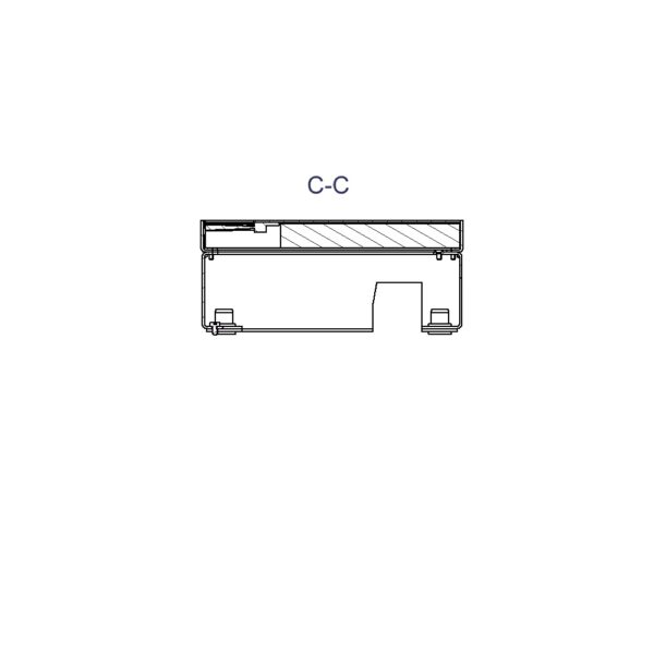 Produktbild UBD 165 158  -  Unterflur-Bodendose UBD 160 small inkl. belegtem Deckel aus Chromstahl, geschliffen, und 1 Bürstenauslass